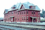 Canadian Pacific station St Johnsbury, trackside.